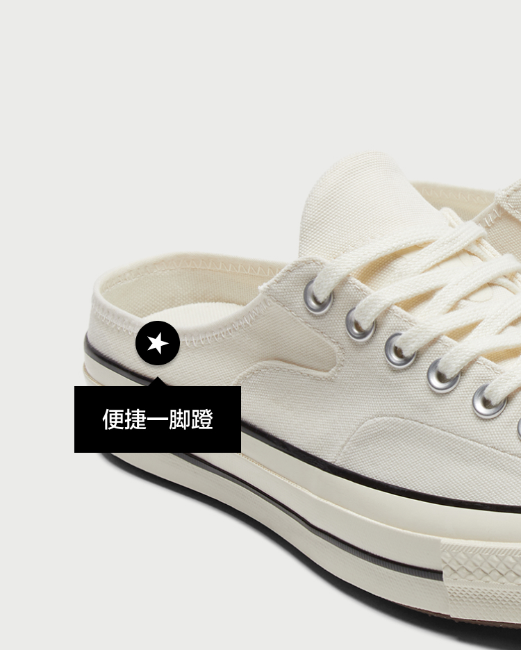Chuck 70 Mule一脚蹬半拖鞋懒人鞋